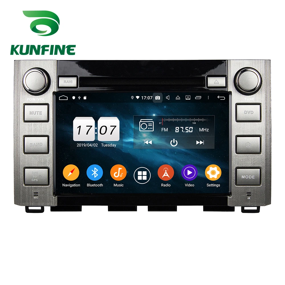 Android 9,0 Восьмиядерный 4 Гб ОЗУ 64 Гб ПЗУ автомобильный DVD GPS; Мультимедийный проигрыватель стерео для Toyota Sequoia- радио головное устройство