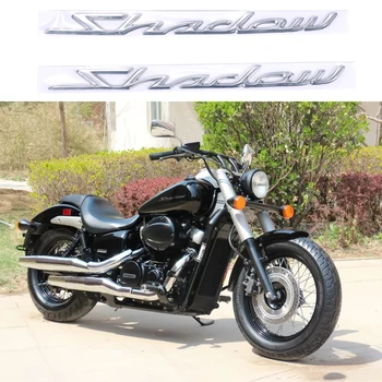 

2PCS 3D Stereoscopic Gas Tank Chrome Decal Sticker For Honda Shadow Spirit Sabre Aero ACE VT750 Motorcycle Accessories