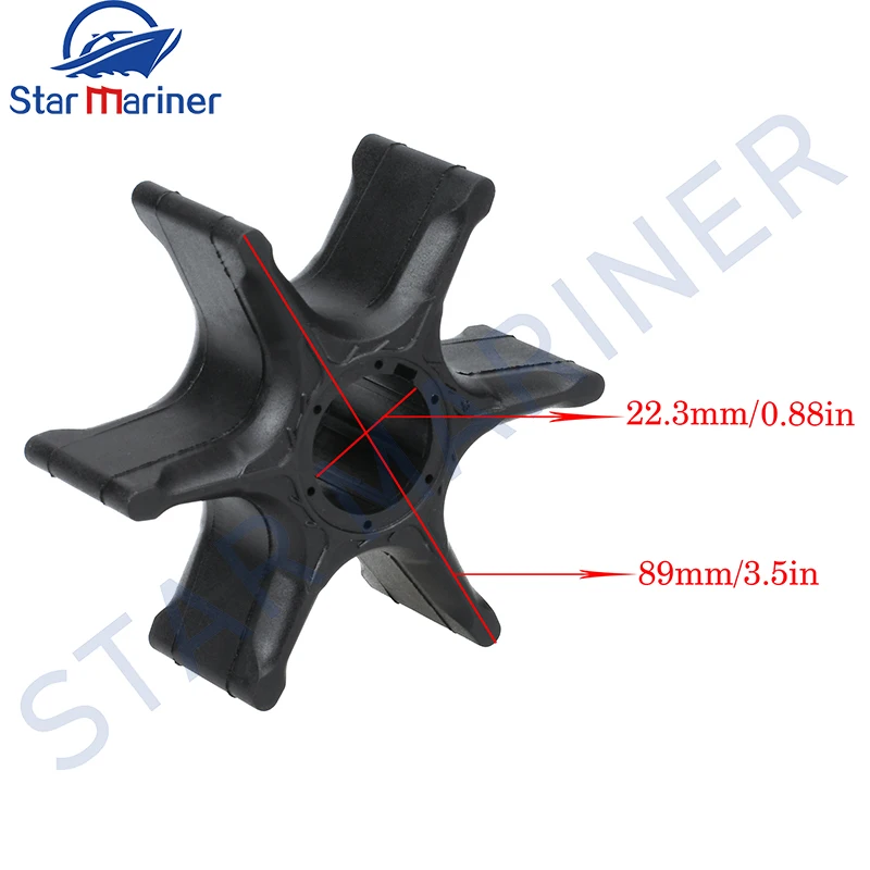 

6E5-44352 Water Pump Impeller For YAMAHA Outboard Motor 115HP 150HP 200HP 225HP 6E5-44352-01 500371 6E5-44352-01-00 2/4-Stroke