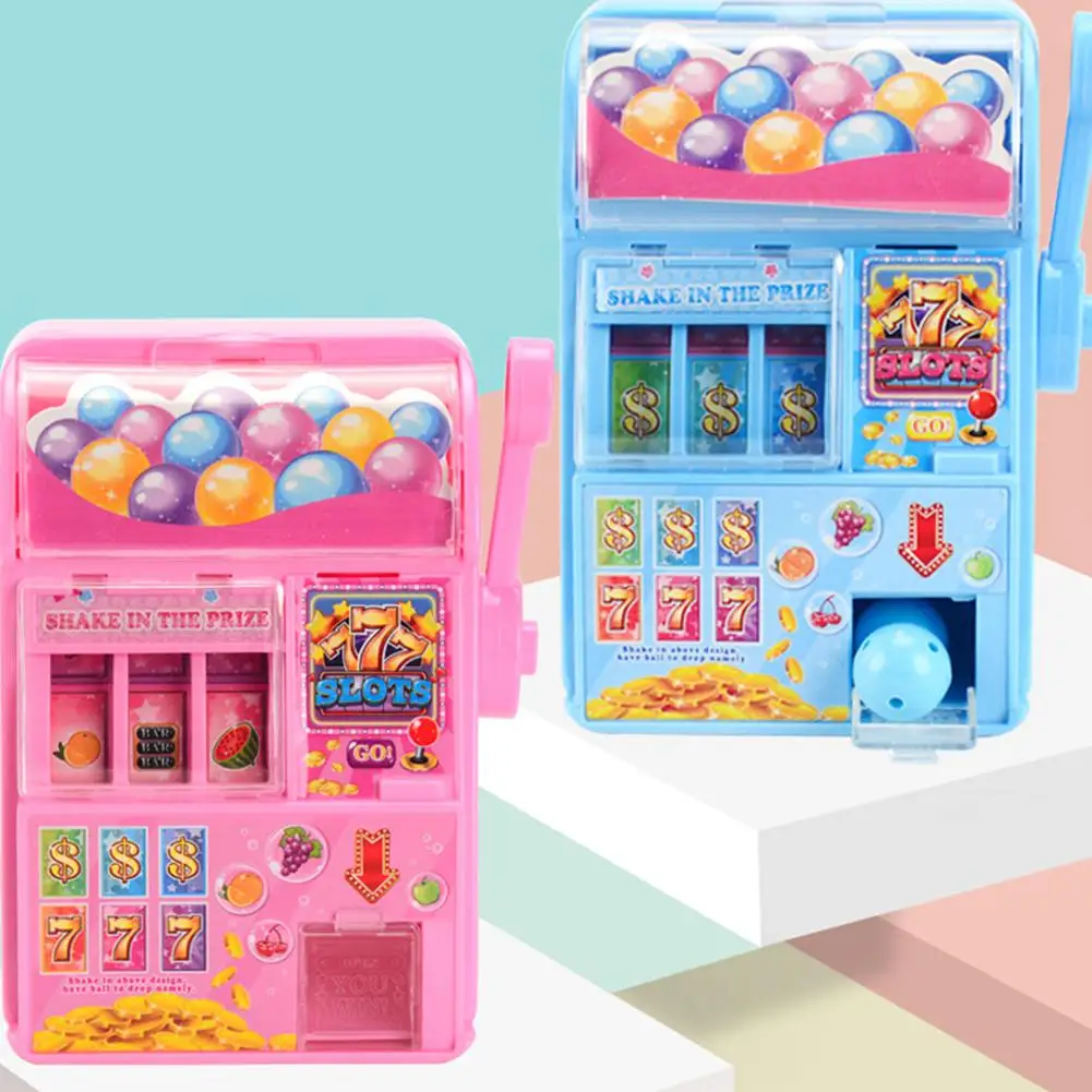 

Children's Mini Manual Large Lucky Lottery Machine Puzzle Parent-child Interaction Play House Toy Random Color