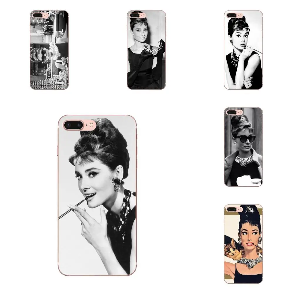 

TPU Phone Case Skin Cover For Xiaomi Redmi Note 2 3 3S 4 4A 4X 5 5A 6 6A Pro Plus Audrey Hepburn Breakfast