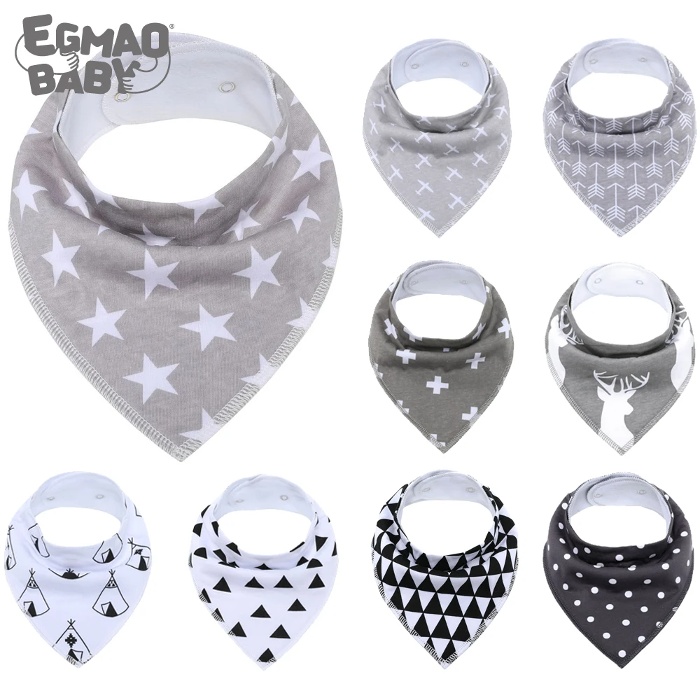 

38 Styles Single Baby Bibs Boys Accessories Newborn Girls Burp Bandana Cotton Soft Toddler Triangle Scarf Infant Saliva Towel
