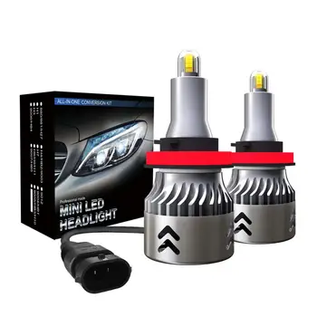 

H11 H8 LED 55W LED Headlight Bulb Conversion Kit Bulbs High Power 6000K DRL Lamps radiating Lamp Auto 9800LM 1904 LED headlamp