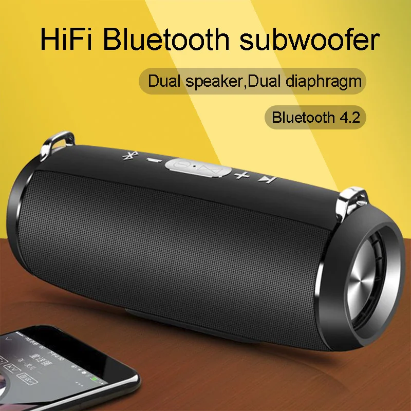 

LN25 Wireless Blue tooth speaker portable loudspeaker 6D stereo surround sound Hifi Bluetooth subwoofer