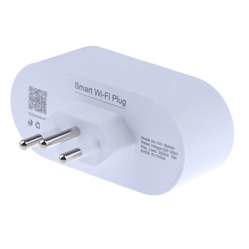 

Hot sale 1pc Brazil Smart WIFI Socket BR Plug Wireless Outlet Tuya Smart Timing Plug