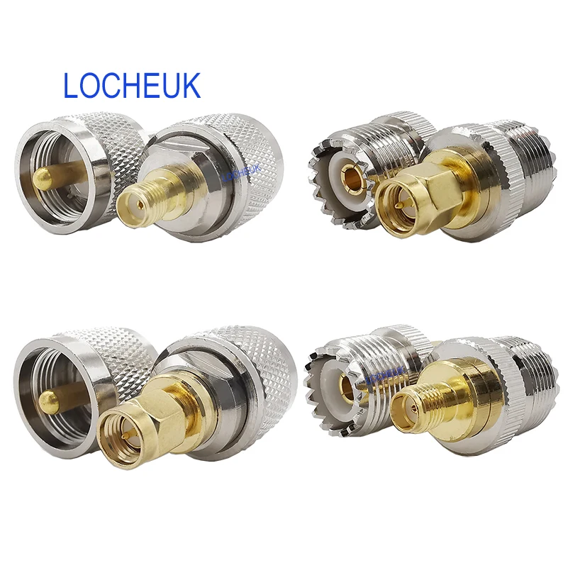 8 шт. PL259/SO239 UHF мужской/женский SMA Male/разъем РФ коаксиальный Adapter Kit