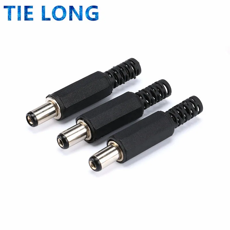 DC Plug Male Electrical Socket Outlet DC-022 DC-005 DC-022B DC Outlet 5.5X2.1MM 5.5*2.1 5.5x2.5mm 5.5x2.5 5.5*2.1mm 10Pcs dc plug socket
