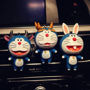

Car Ornament Doraemon car Air Condition Outlet Vent Perfume Smell Fragrance Air Freshener Auto Interior decoration