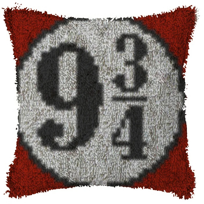 

Latch Hook Cushion Home Decor Cushion Cover Pattern Pillow Case Crochet Art & Crafts AcrylicEmbroidery Sofa Bed