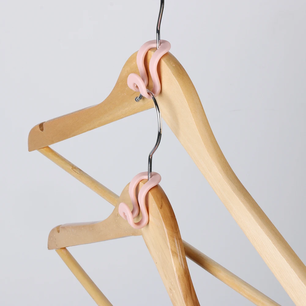 5 шт. креативная мини-вешалка для одежды, легкий крючок, шкаф, органайзер для хранения, держатель крючка, синяя/зеленая/Розовая Антискользящая одежда, вешалка