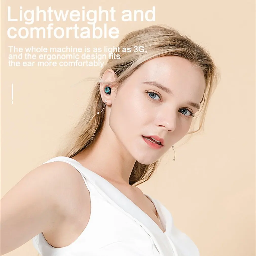 S11 Wireless Earphones With Charging Case Touch Control Earbuds 9D Stereo Music Headset 3500Mah Power Bank