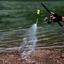 Mesh With Feeder Rod Fishing Practical Convenient Net Fish Trap Play Trap Design Fishing Mesh Net No Need Hooks Fishing Tackle