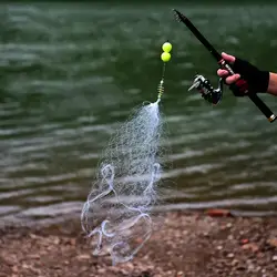 Mesh With Feeder Rod Fishing Practical Convenient Net Fish Trap Play Trap Design Fishing Mesh Net No Need Hooks Fishing Tackle