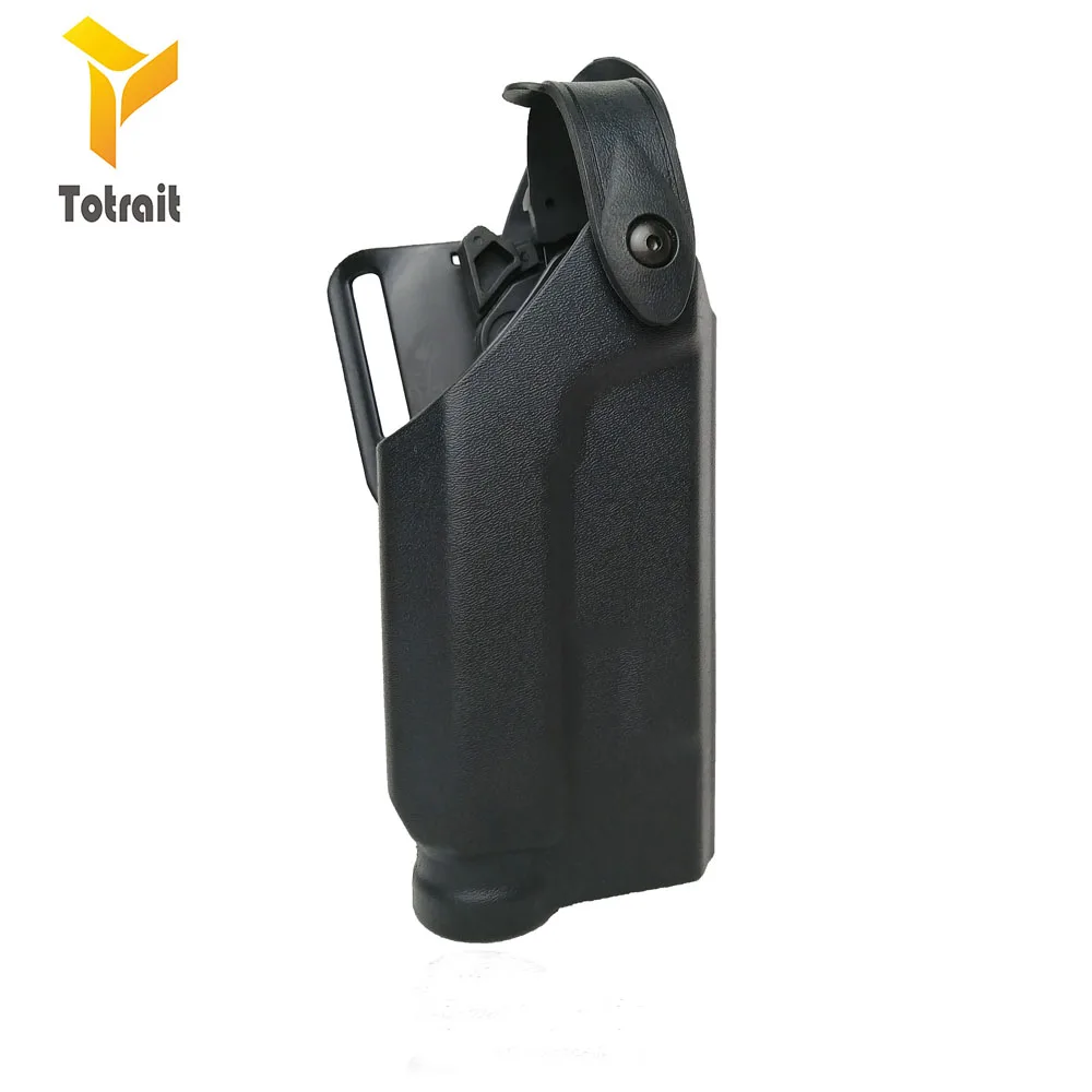 Sa-BD-1911-BK TOtrait Tactical Pistol Holster For Colt 1911 Gun Case Combat Adjustable Belly Waist Bearing Flashlight Hunting Gun Accessories - Цвет: Sa-BD-1911-BK