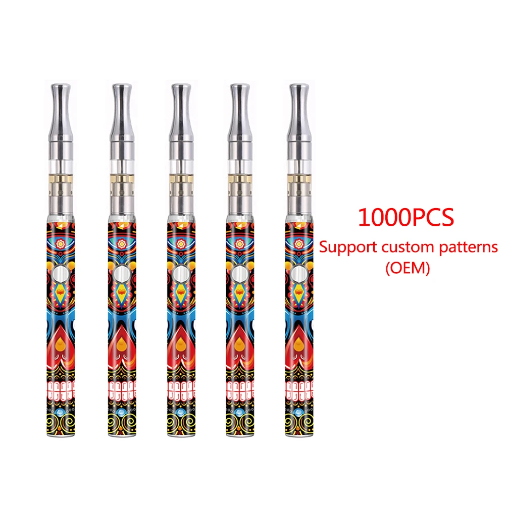 1000 шт. COS комплект CBD мод Vape ручка с красочными cos подогреть аккумулятор 450 мА/ч 510