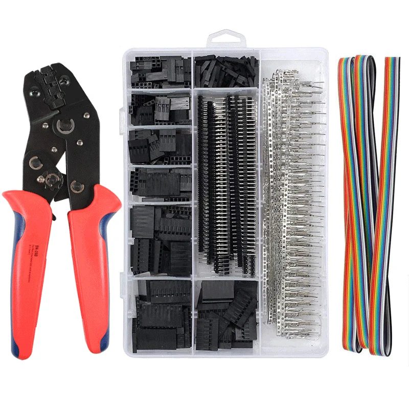 SN 28B 0 25 1 мм² XH инструмент для обжима set 1550pcs 2 54 мм Dupont разъемы и Обжимные комплекты