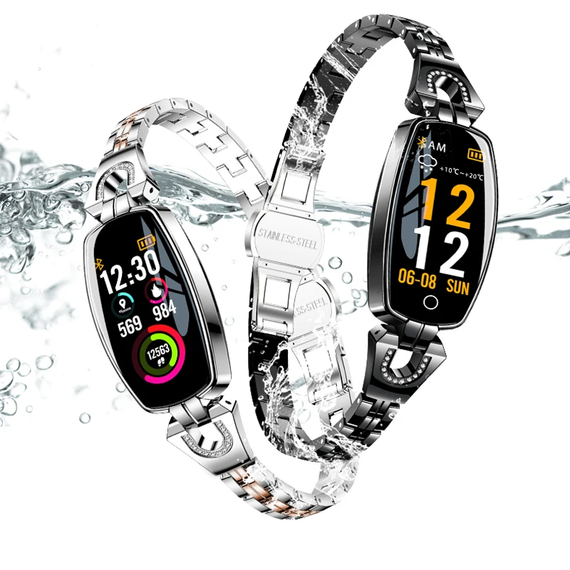 H8 Fitness Bracelet Sports Smart Watch IP67 Waterproof Heart Rate