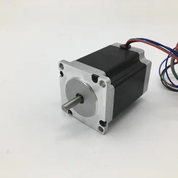 

Free Shipping Stepper Motor Nema23 57*56mm 3A 1.2Nm 172Oz-in 6.35mm Shaft 2ph 4 Wires High Torque for CNC Router Lathe
