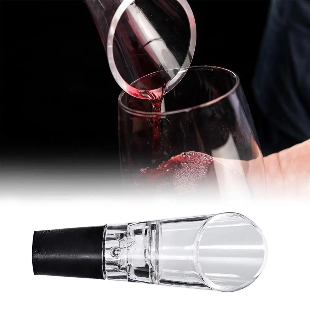 

1Pc Brand New White Red Wine Aerator Pour Spout Bottle Stopper Decanter Pourer Aerating Portable Wine Accessories