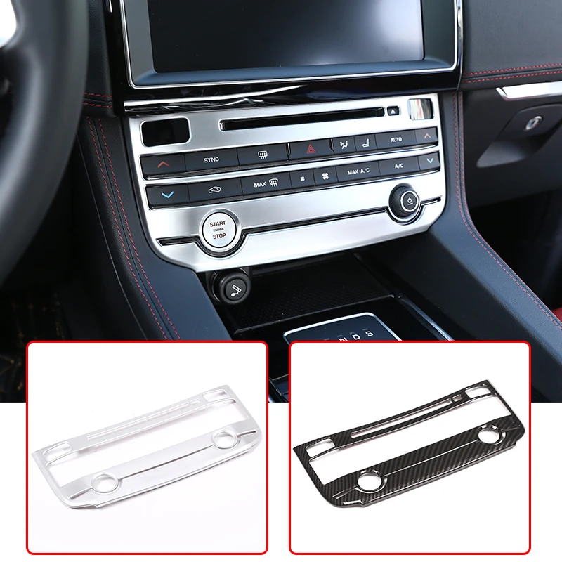 

ABS Central Air Conditioning Mode Button Frame For Jaguar XE XF XEL F-PACE 2016-2018 Car Accessory