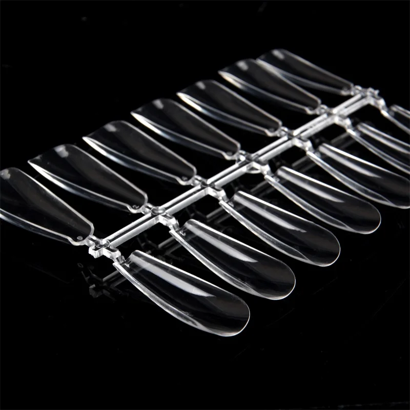 Salão de Beleza Dicas de Unhas Caixa Unhas Falsas Ultra Fino Caixão Unha Arte Transparente Cobertura Completa Manicure 520 Pçs - 5 cobertura completa manicure dicas de unhas falsas