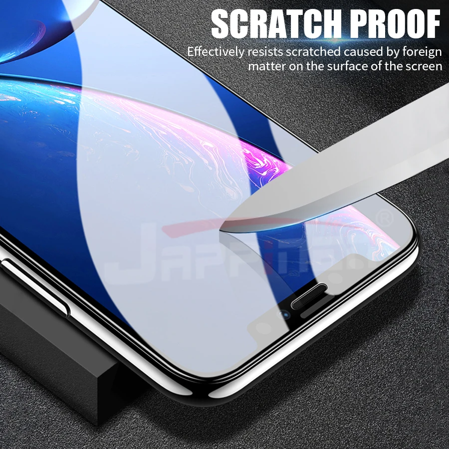 20D изогнутый край Полное покрытие из закаленного стекла для iPhone 7 8 6 6S Plus Защита экрана для iPhone 11 Pro Max XR XS Max X стеклянная пленка