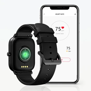 Image 3 - Smart Uhr Männer Bluetooth Anruf, Full Touch Zifferblatt Call Fitness Tracker IP67 Wasserdichte Sport uhr, tragen Geräte Smartwatch Band