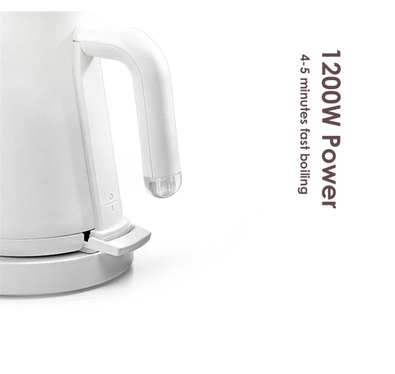 600ML Capacity Electric Kettle Fast Boiling Water Heater 1200W Desktop Teapot 304 Stainless Steel Water Boiler