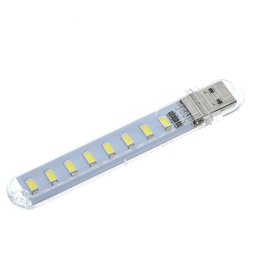 Шэньян Мини Портативный USB Ночной светильник 8 светодиодов 5730 SMD книга s 5V для ПК