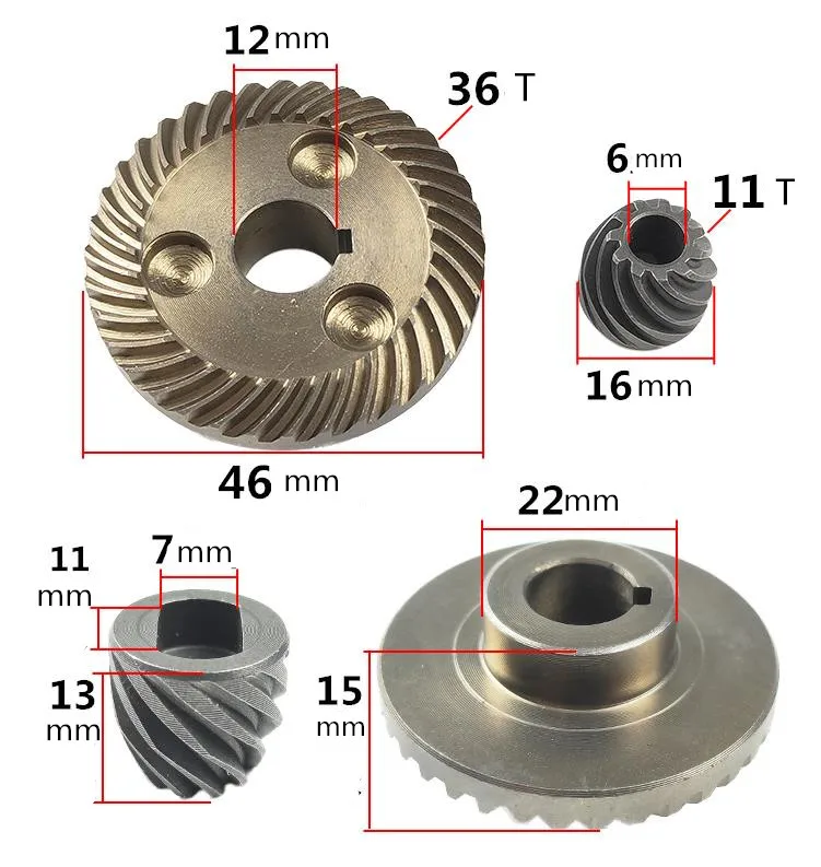 Angle Grinder Gear Accessories Imitation Gear 100 Angle Grinder Repair Parts
