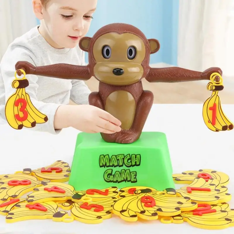 Monkey Match Math Balance Scale Number Children Kid Puzzle Educational Game Toys Helping Baby Grow Smart Cute Style Balance Toys Monkey Match Math Balance Scale Number Children Kid Puzzle Educational Game Toys Helping Baby Grow Smart Cute Style Balance Toys