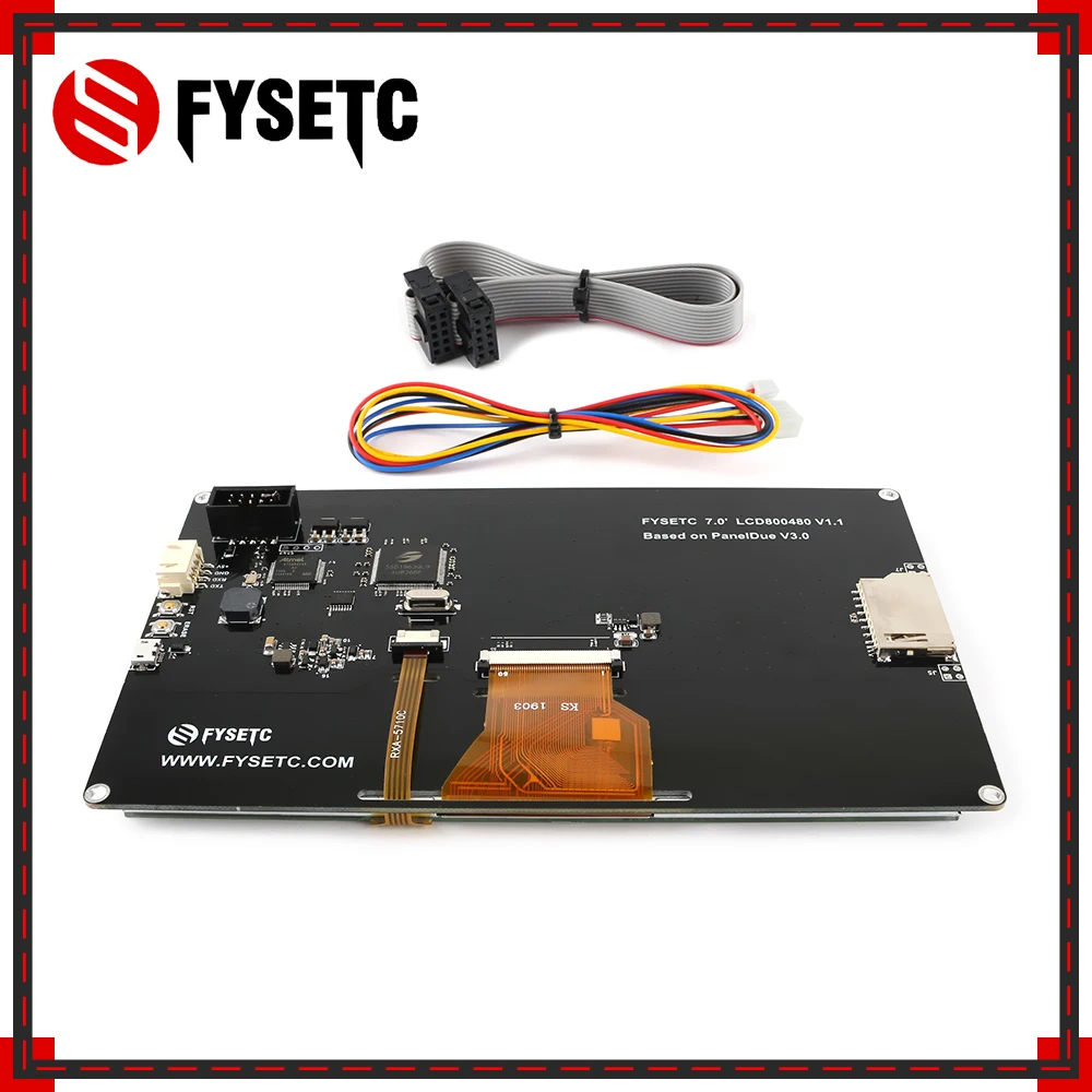 FYSETC 5 ''7'' 5 дюймов/7 дюймов PanelDue 5i/7i Integrated Paneldue цветной сенсорный экран контроллеры для DuetWifi Duet 2 Ethernet