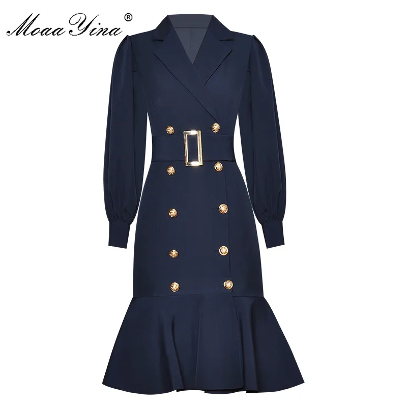 MoaaYina Fashion Designer dress Spring Women's