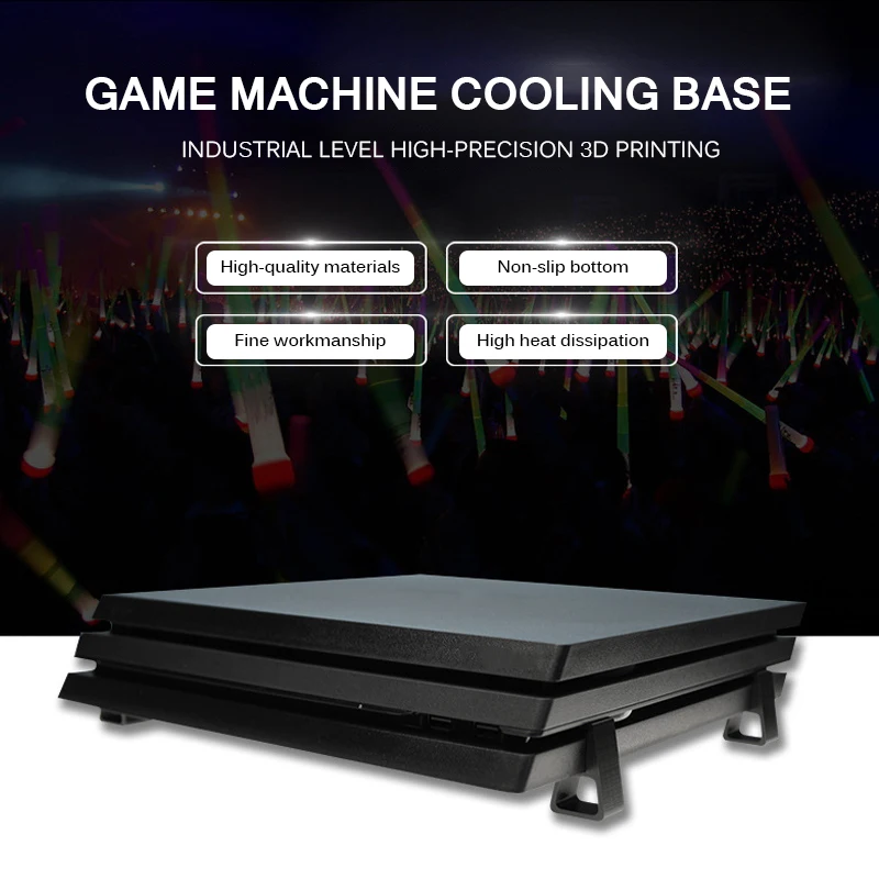 

Powstro Non-Slip Design Luminous Green Base for Sony PS4/Slim/Pro Host Cooling Stand Horizontal Version Bracket Game Accessories