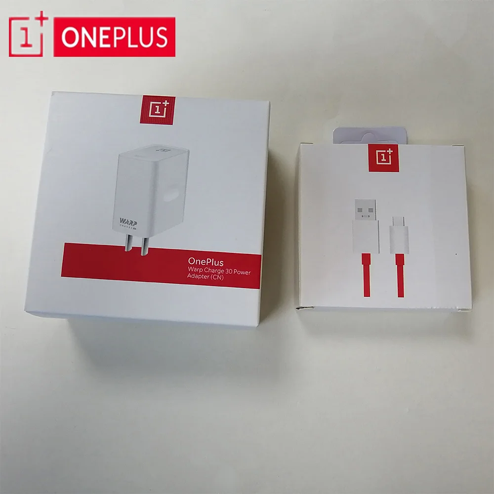 Оригинальный зарядный адаптер OnePlus 7T Warp 30 Вт EU зарядное устройство нейлоновый