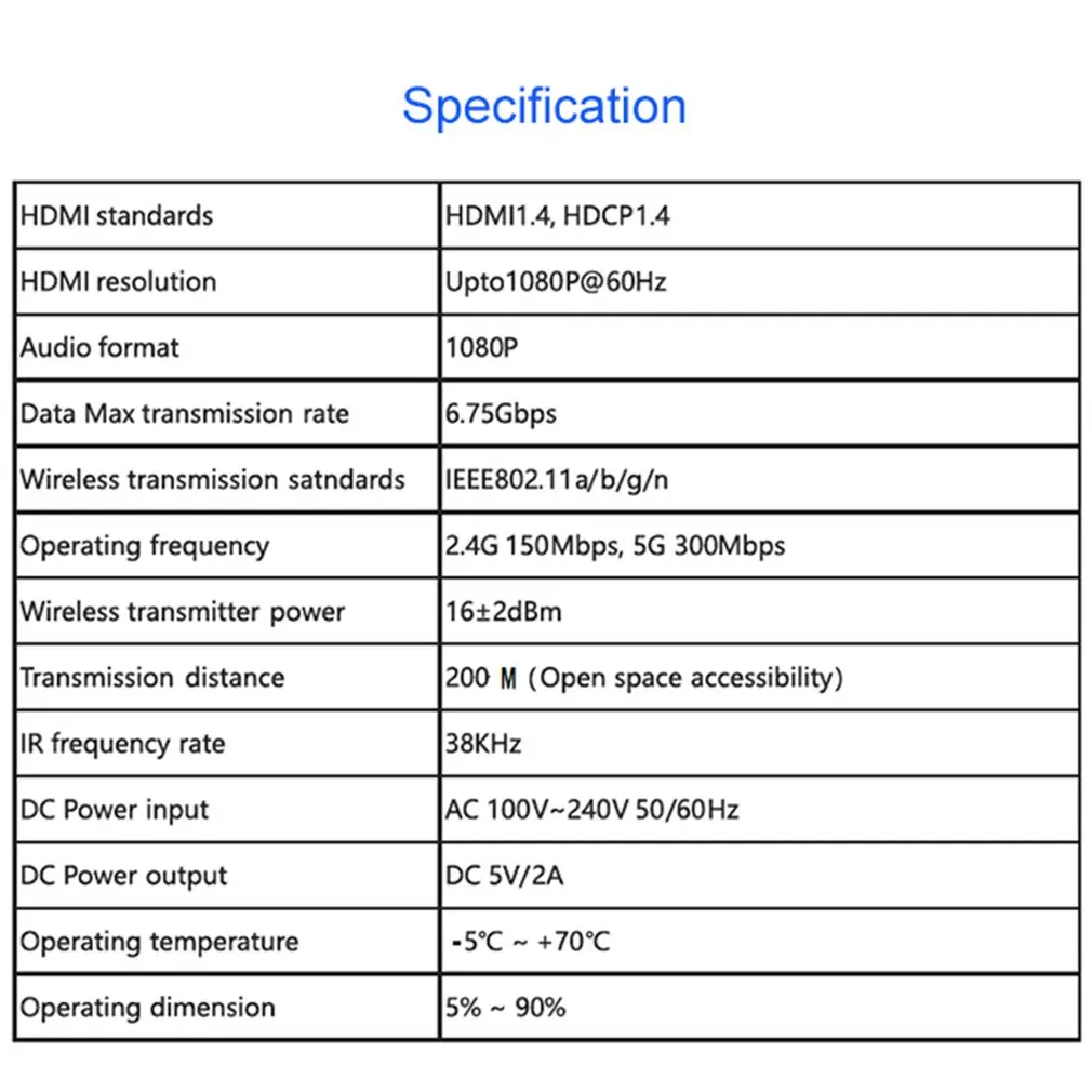 Hd порт Hdmi разветвитель питания/расширитель для Full Hd Hdmi удлинитель отправитель приемник адаптер для ПК ТВ коробка Dvd проект