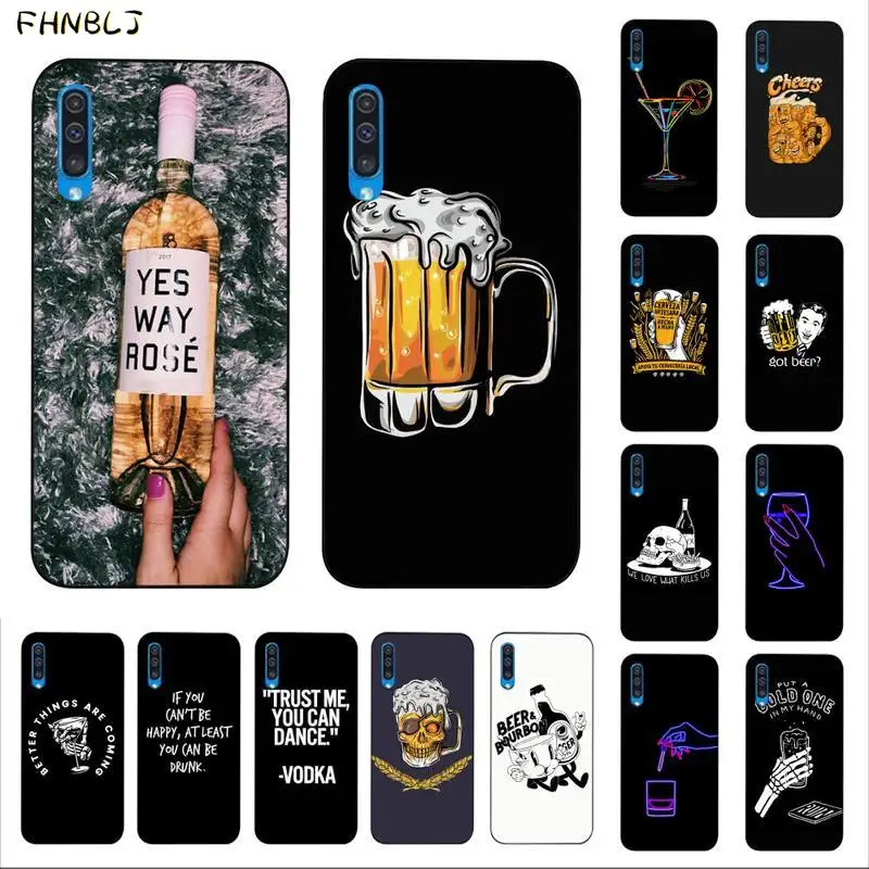 FHNBLJ Beer Alcohol Vodka Phone Case for Samsung A10 20s 71 51 10 s 20 30 40 50 70 A30s cover | Мобильные телефоны и