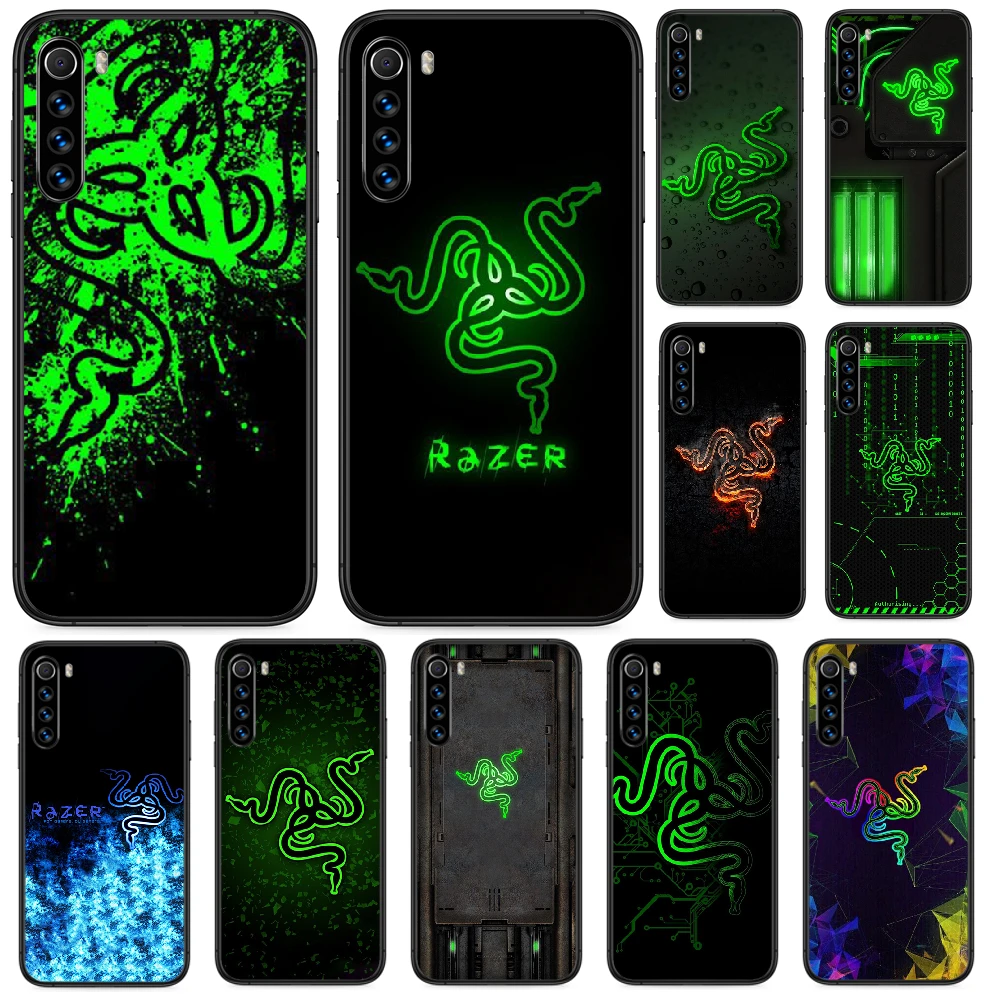 Razer Phone Case For Xiaomi Redmi Note 4a 4x 5 6 6a 7 7a 8 8a 4 5 5a 8t Plus Pro Black Bumper Art Etui Silicone Coque Fashion Phone Case Covers Aliexpress