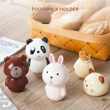 Ceramic Toothpick Holder Lovely Family Personalized Toothpick Bucket Fashion Creative Cotton Storage Box