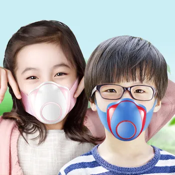 

Kids Electric Mask Anti Dust PM2.5 Electric Air Purifying Face Mask with Breathing Valves for Outdoor Protection Supplies