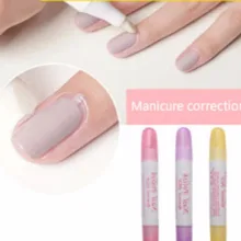 1 шт. Горячая ногтей Корректор ручка удобное средство для снятия УФ гель-лака ручка ошибки искусство Лак очиститель карандашей инструменты для маникюра