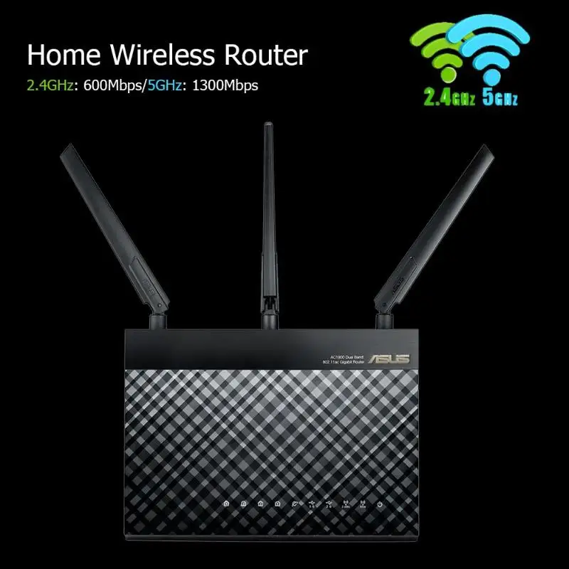 ASUS роутер wifi RT-AC68U wifi ретранслятор AImesh волоконный двухдиапазонный беспроводной AC1900M гигабитный домашний через стену высокоскоростной Интеллектуальный