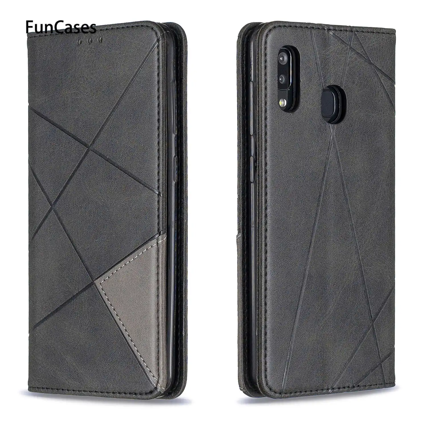 

Book PU Leather Flip Phone Bag For cellular Samsung A30 Coque Estuche sFor Aksesuar Samsung Galaxy para A20 Silicone Cases