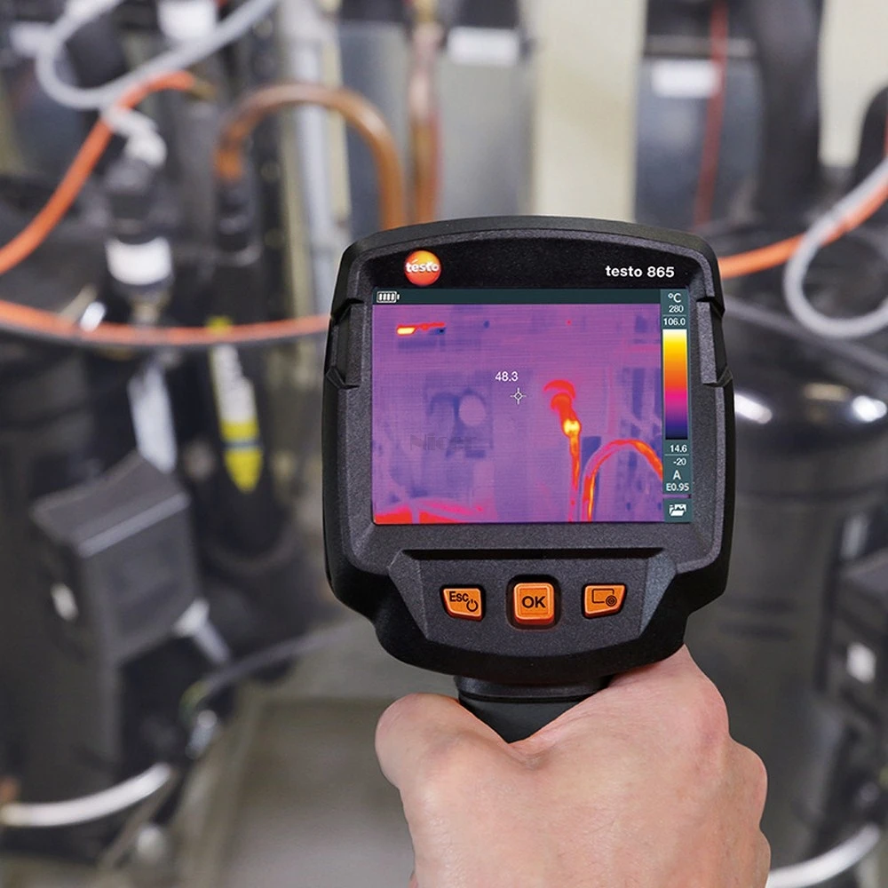Тепловизор Testo 865 с функцией Testo ScaleAssist высокоточная инфракрасная тепловизор камера IFOV Warner