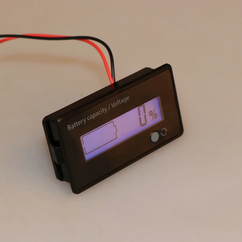 Индикатор емкости батареи 8-70 в синий ЖК-дисплей свинцово-кислотный Цифровой вольтметр тестер Прямая поставка поддержка
