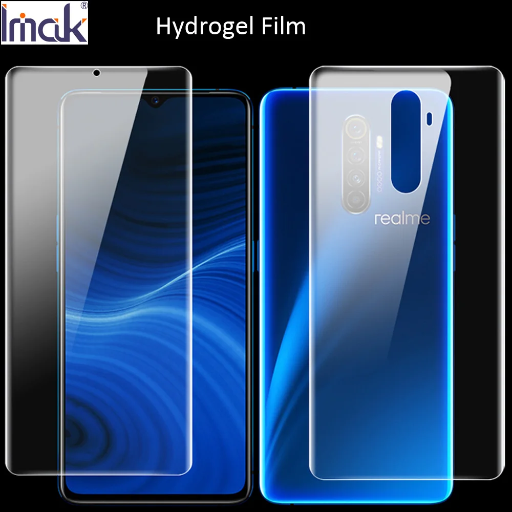 Гидрогелевая пленка imak Для Realme X2 Pro прозрачная защитная для задней и