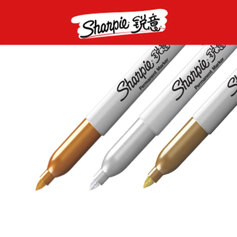8 шт./лот,, Sanford Sharpie, экологически чистые перманентные маркеры, 8 цветов, набор, маркер для рисования