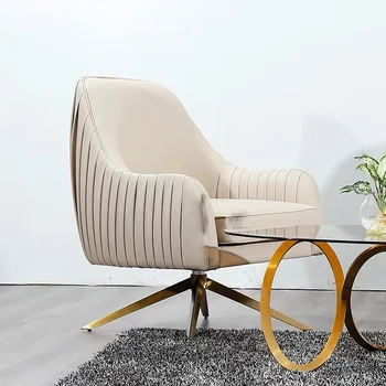 

U-BEST Mid Century Modern Design Nordic Style velvet gold chromed metal leg Lounge accent leisure Chair