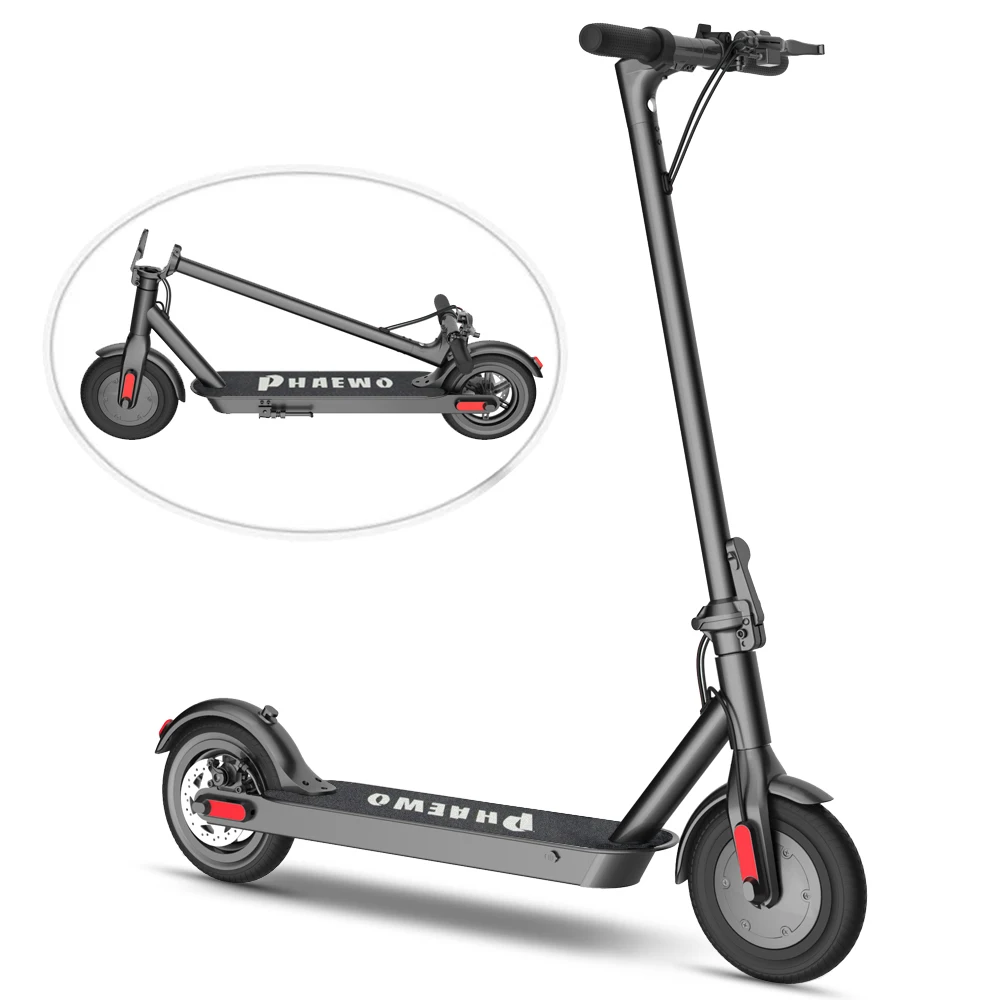  8.5IN Electric Scooter Foldable Commuting Scooter 264LB Loading 250W Motor Commuter Adults For Scho