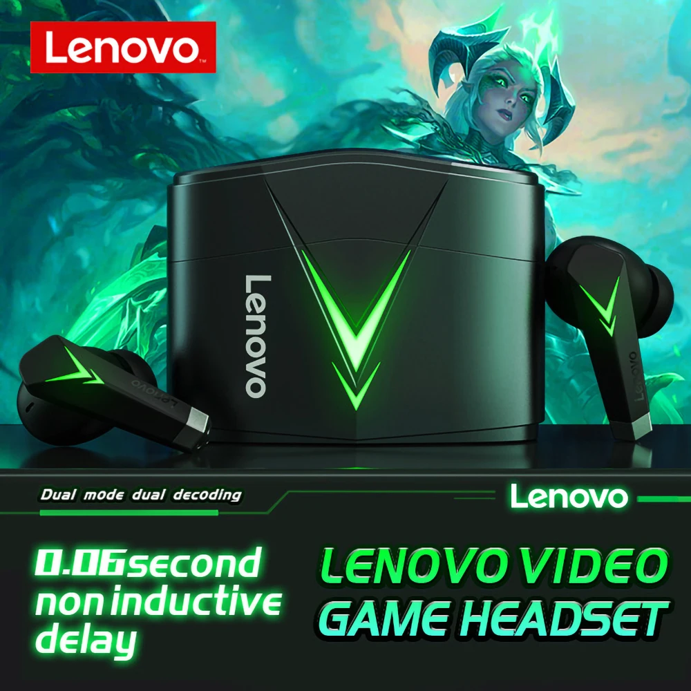 Беспроводные наушники Lenovo LP6 GM3 XT92 GM5 GM6 игровые TWS с низкой задержкой HIFI